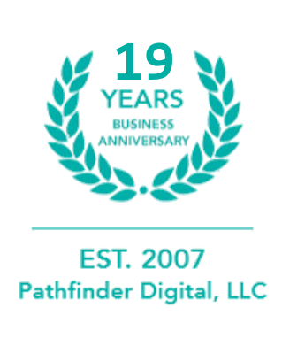 19 years badge noB Consolas font